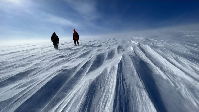 GreenDrill team members at Prudhoe Dome.